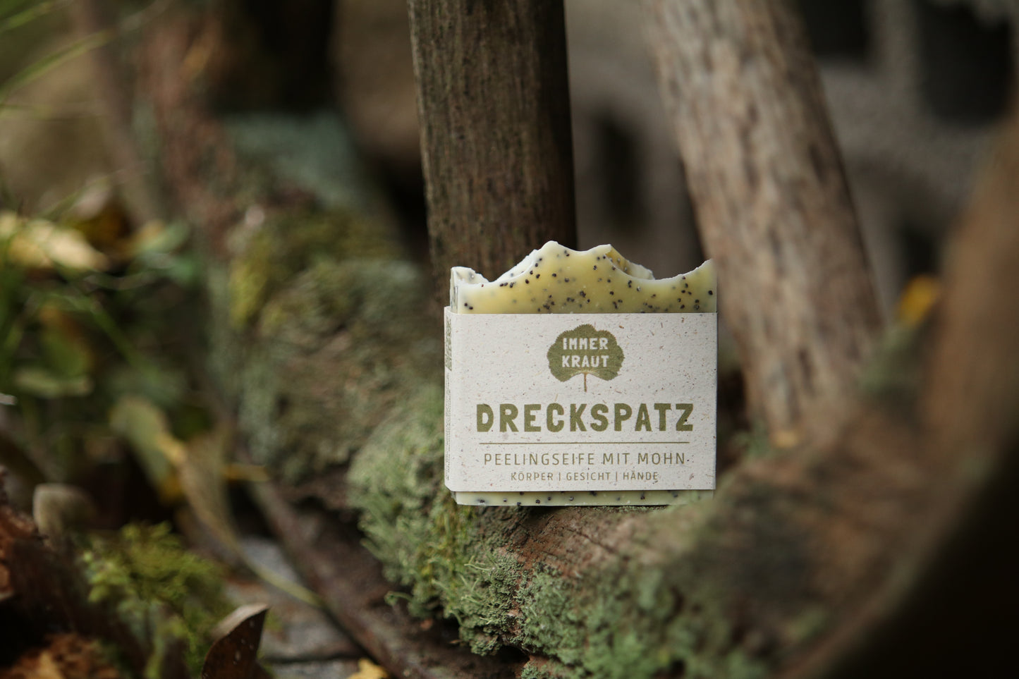 DRECKSPATZ - Peelingseife mit Mohn