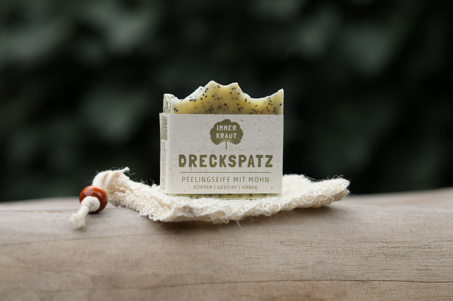 DRECKSPATZ - Peelingseife mit Mohn